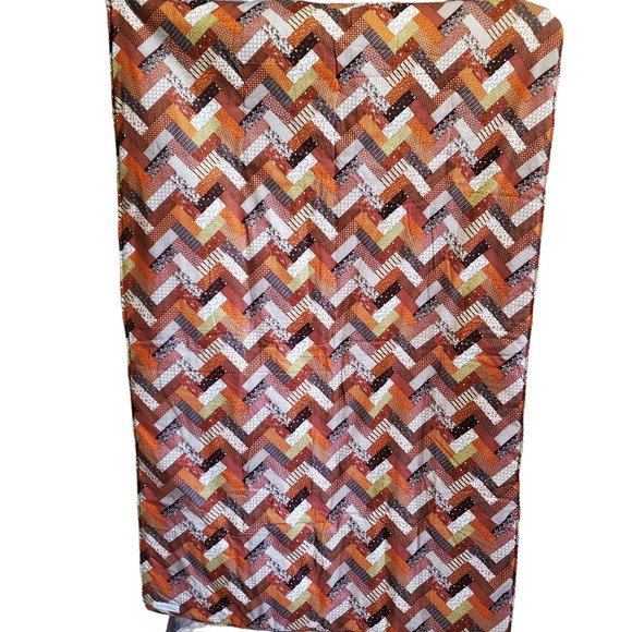 Cross Stitch Quilt Patchwork Lap Throw Blanket Hand Made Kitchen Theme 38" x 60" - Picture 6 of 14